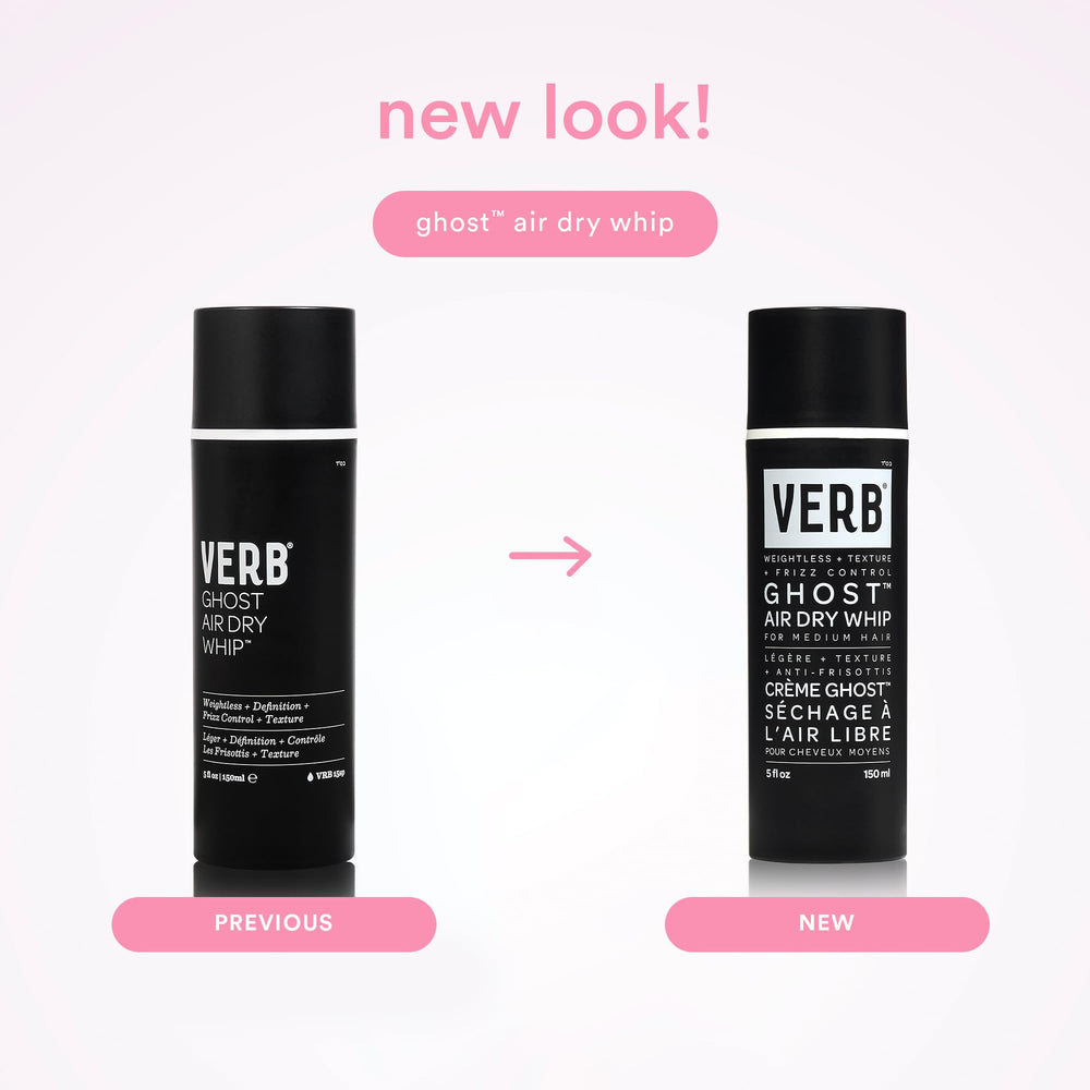 VERB Ghost secado al aire uso previo al calor para peinado.