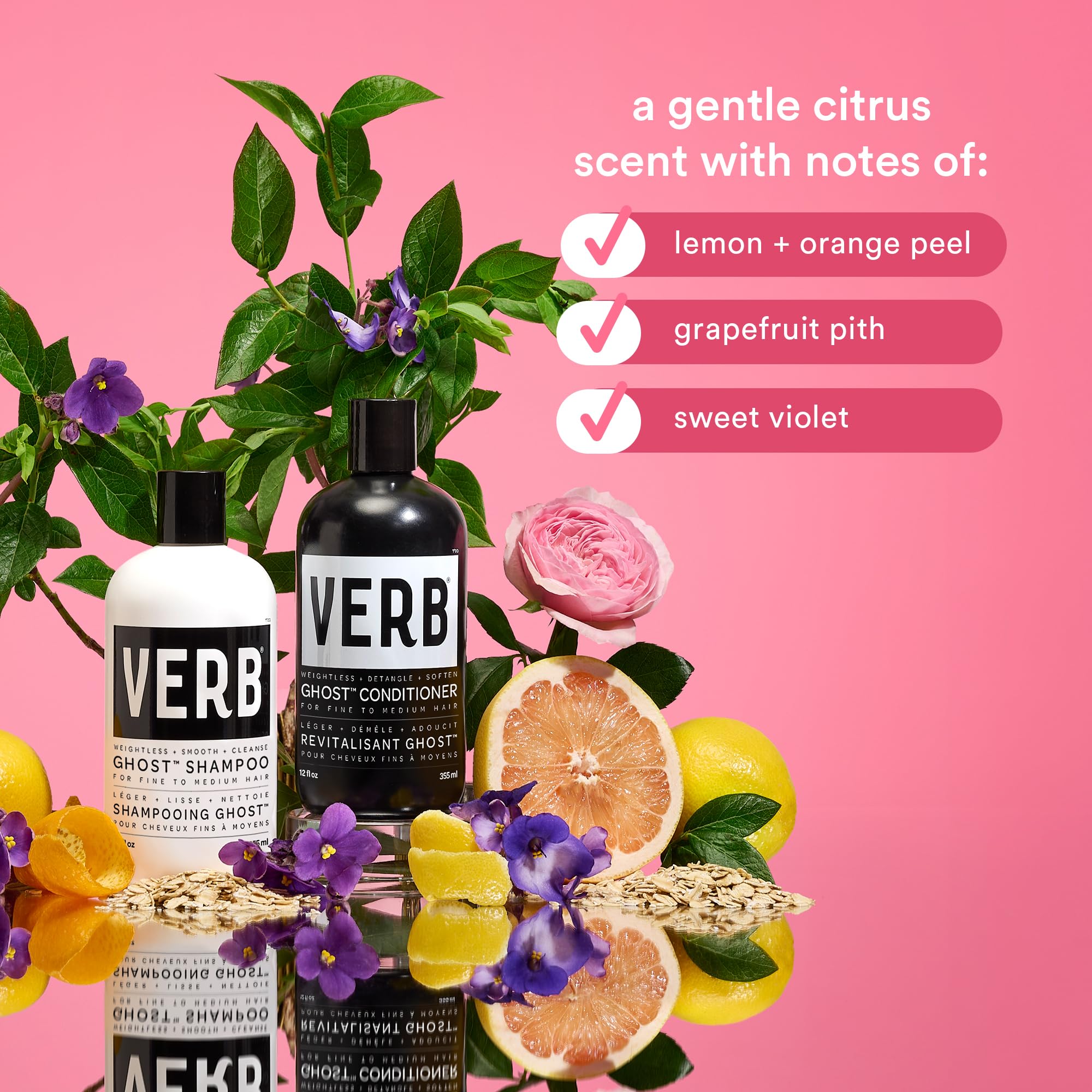 VERB Ghost Conditioner with moringa oil for nourishing strand care