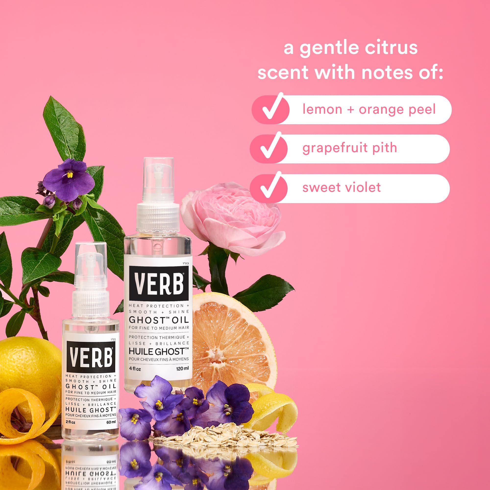 VERB Ghost Oil with green tea for hydration and shine.