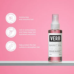 VERB Ghost Oil adds radiant shine without weighing hair down.
