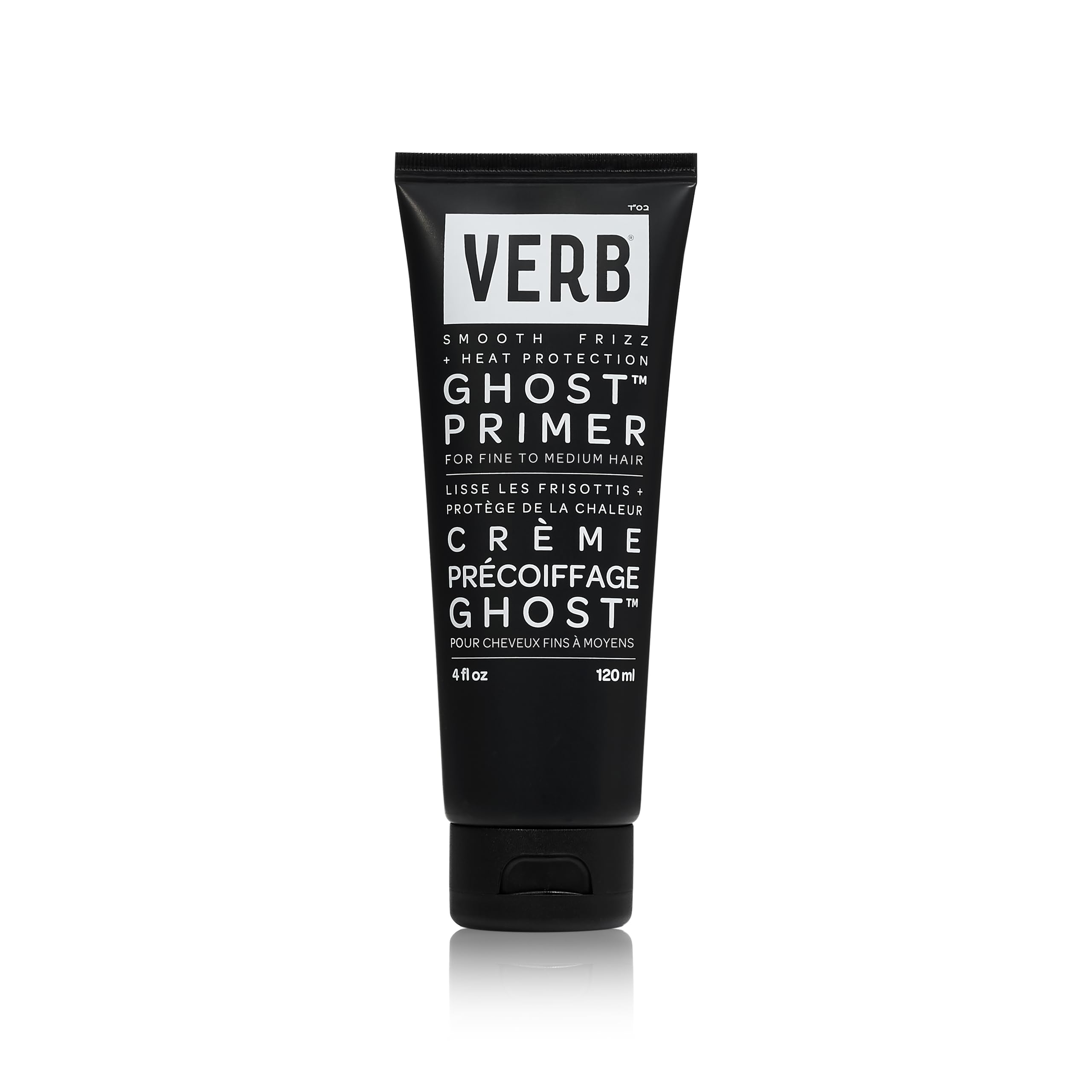 VERB Ghost Primer en bote, protección de calor 450°F para el cabello.