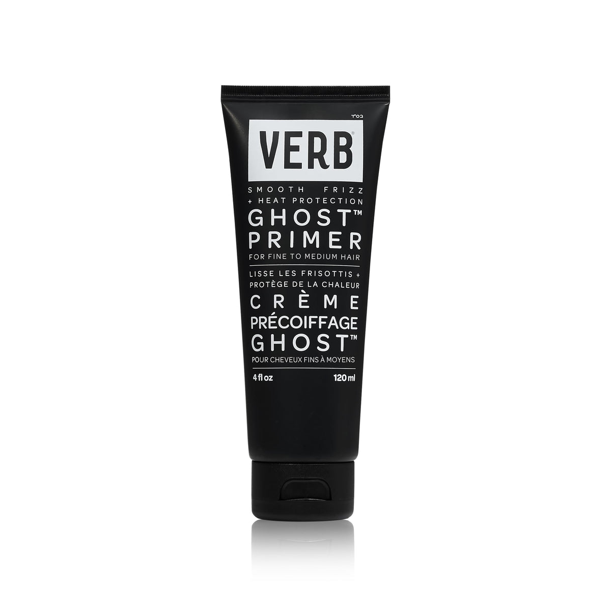 VERB Ghost Primer en bote, protección de calor 450°F para el cabello.