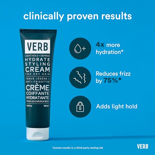 Textura suave de Verb Hidrate Crema de Peinado