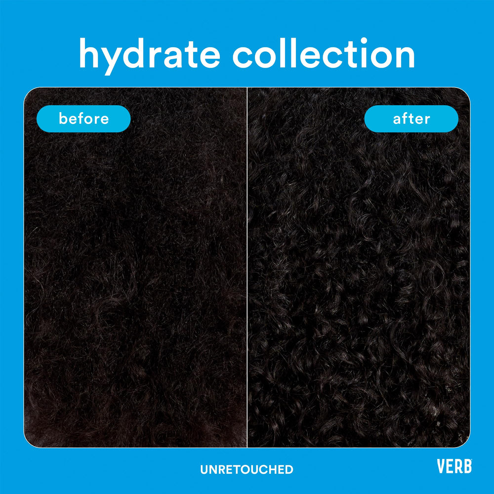 Aceite de argán potencia el brillo del cabello con VERB Hidratante.
