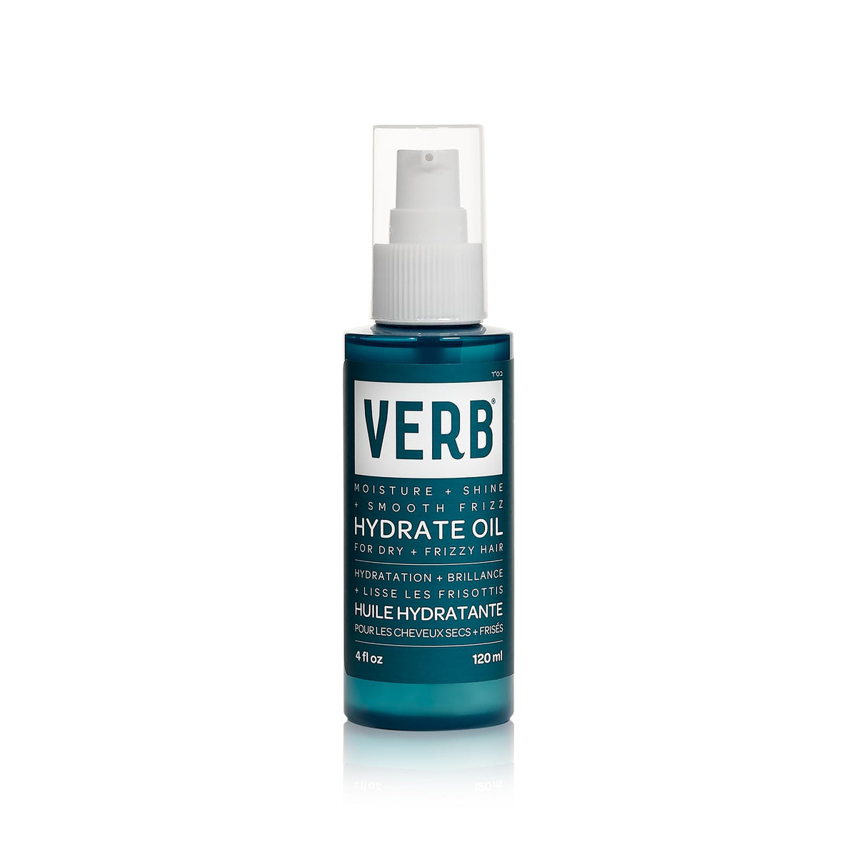 VERB Hydrate Oil in an amber bottle delivering moisture for glossy hair