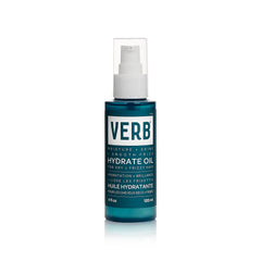 VERB Hydrate Oil in an amber bottle delivering moisture for glossy hair