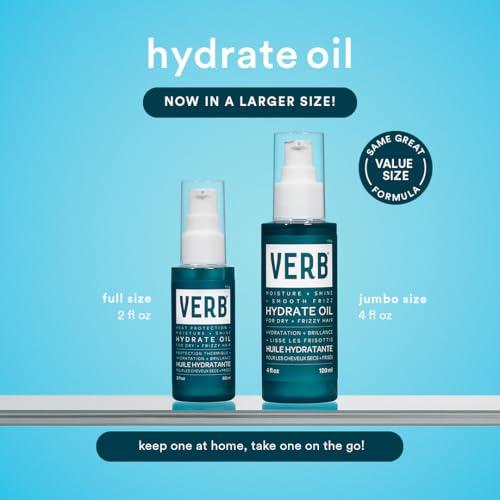 Pump dispenser on VERB Hydrate Oil for easy, controlled application