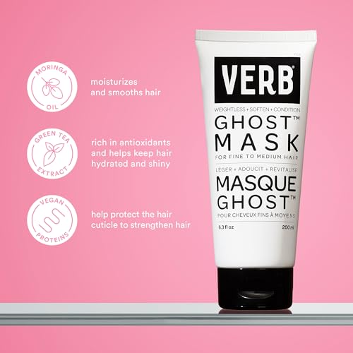VERB Ghost Mask: resultado de brillo sedoso en el cabello