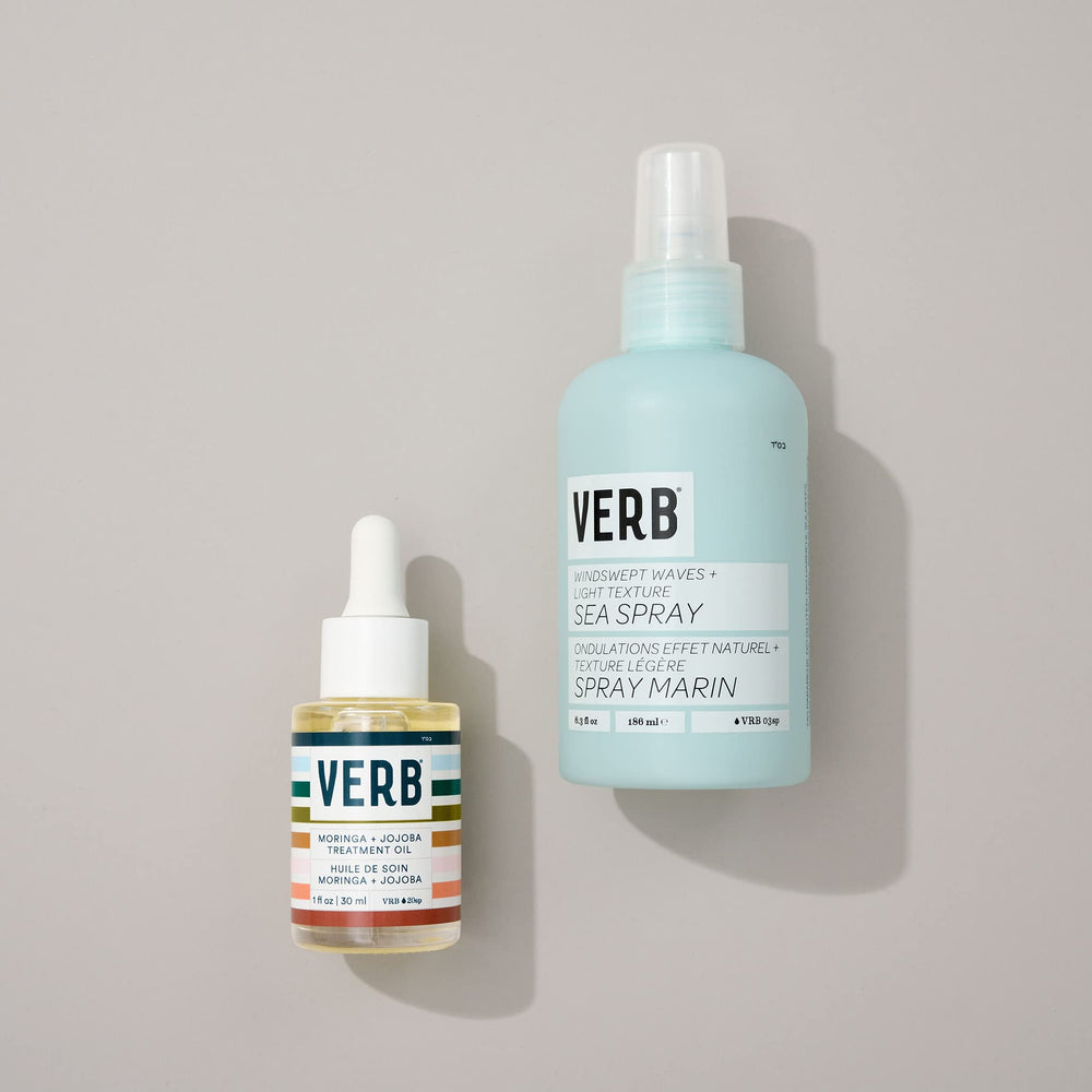 VERB Sea Spray, detalle de ingredientes algas para hidratación ligera.