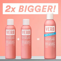 VERB Volume Dry Texture Spray mist being dispensed for even coverage