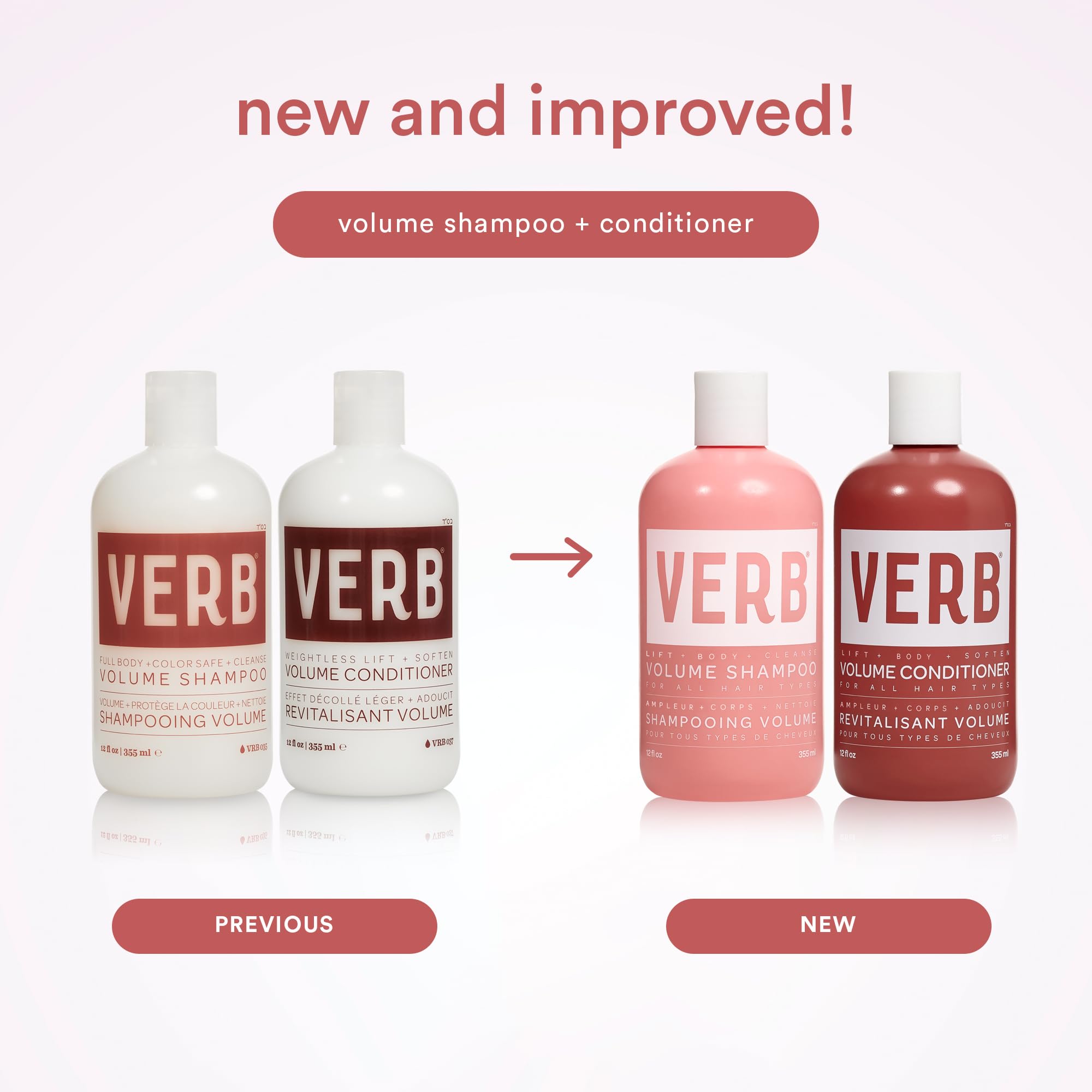 VERB Acondicionador de Volumen, cabello con cuerpo y brillo suave