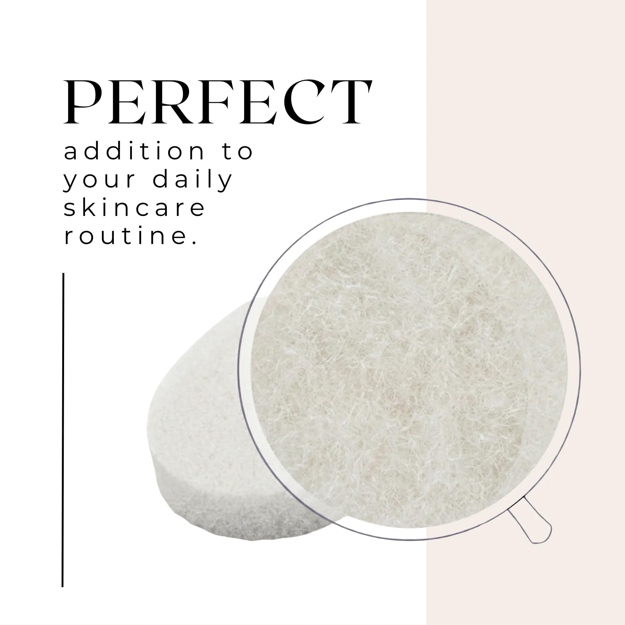 VerdeVida exfoliating pad removes makeup and oil with ease.