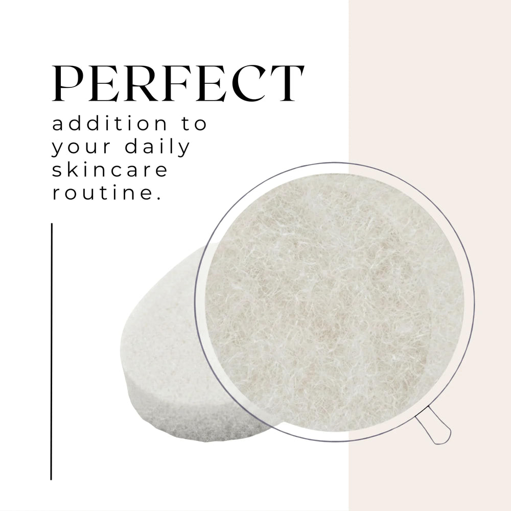 VerdeVida exfoliating pad removes makeup and oil with ease.