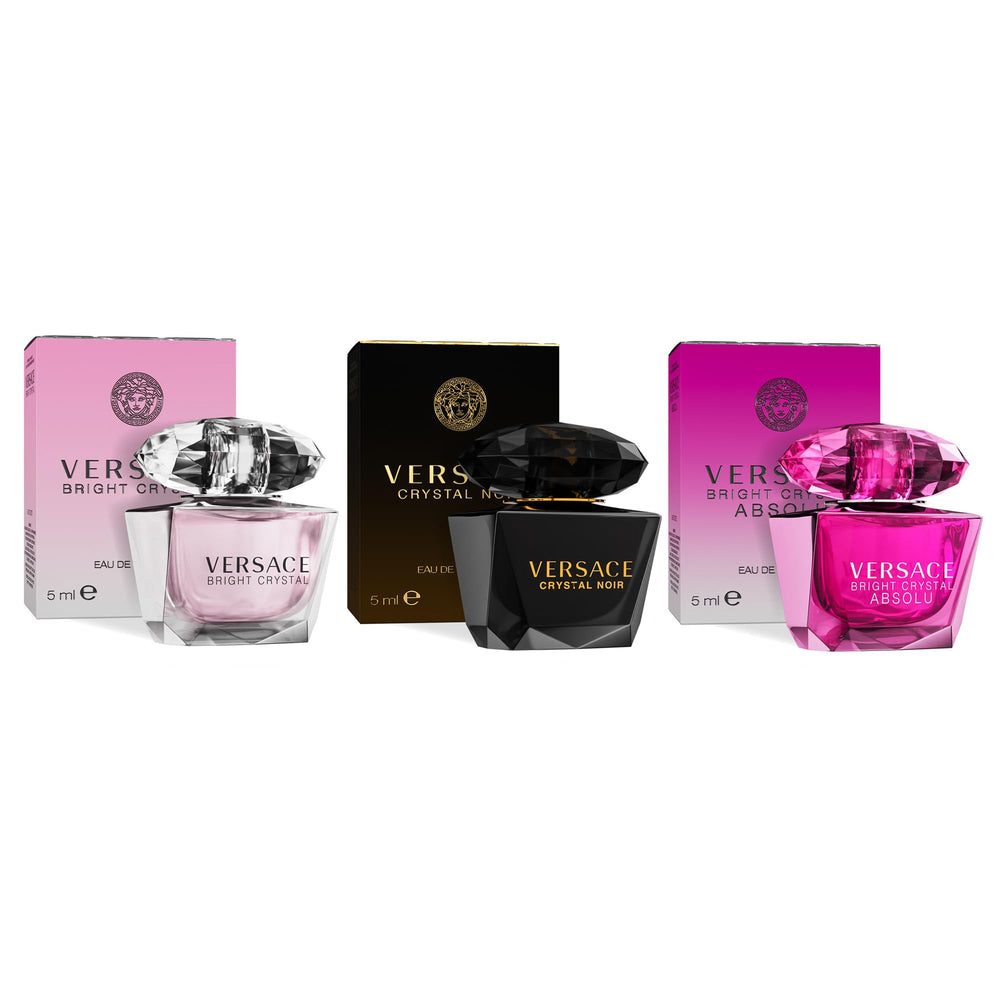Versace Bright Crystal Absolu mini bottle for daytime elegance and on-the-go wear.