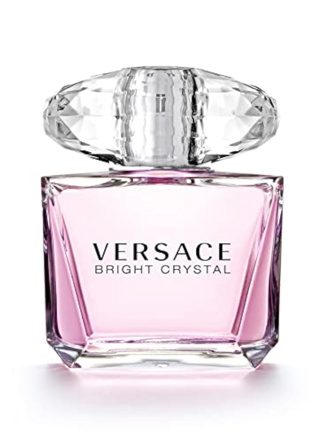 Versace Bright Crystal bottle close-up with crystal accents for refined elegance