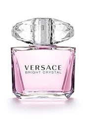 Versace Bright Crystal bottle close-up with crystal accents for refined elegance