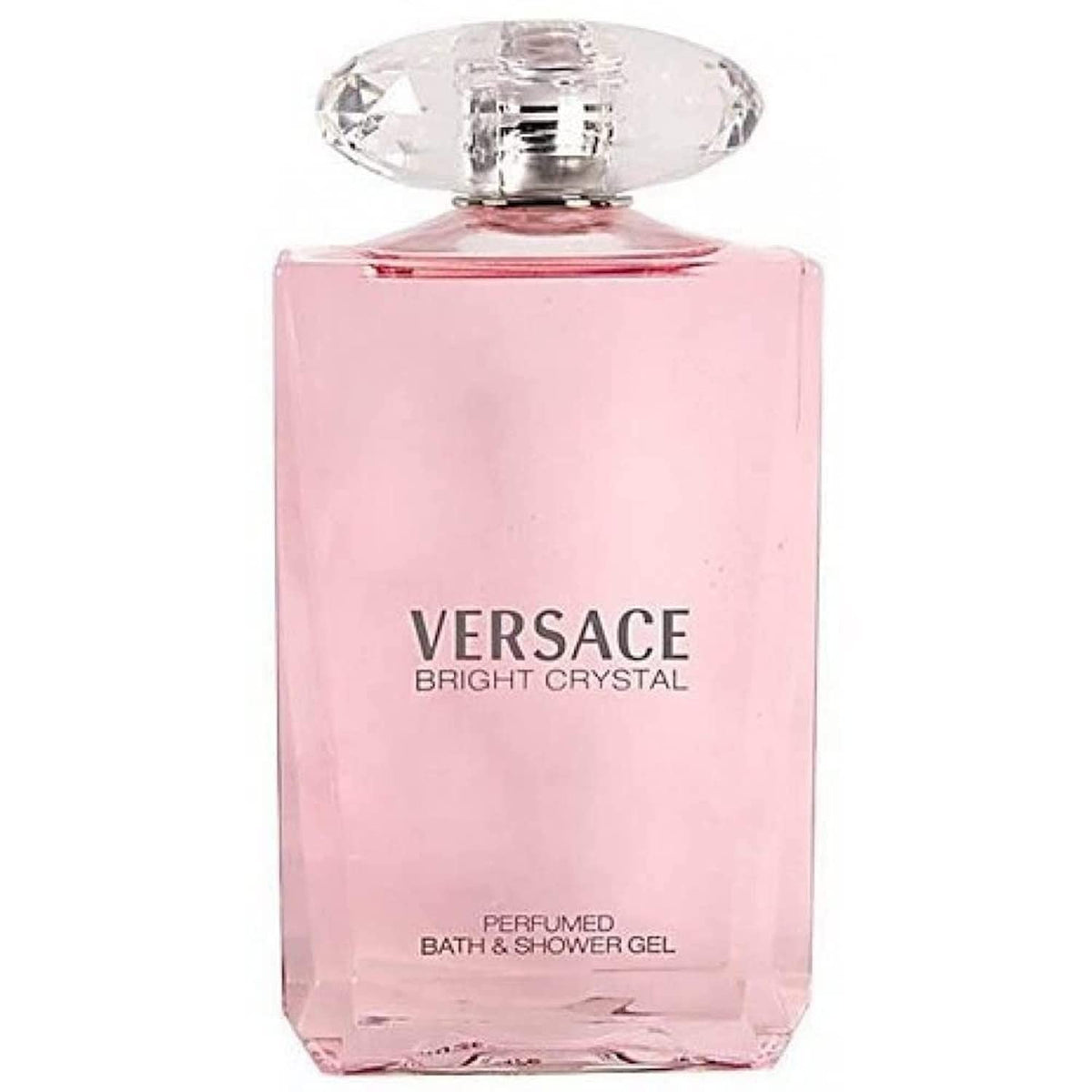 Versace Bright Crystal bottle front, ideal for daily refreshing shower ritual