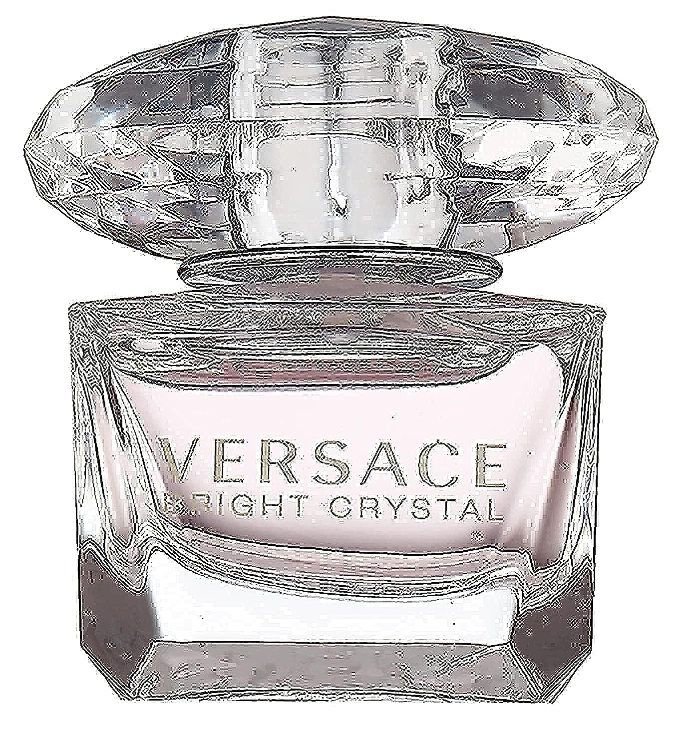 Versace Bright Crystal mini bottle pour for on-the-go touch-ups.