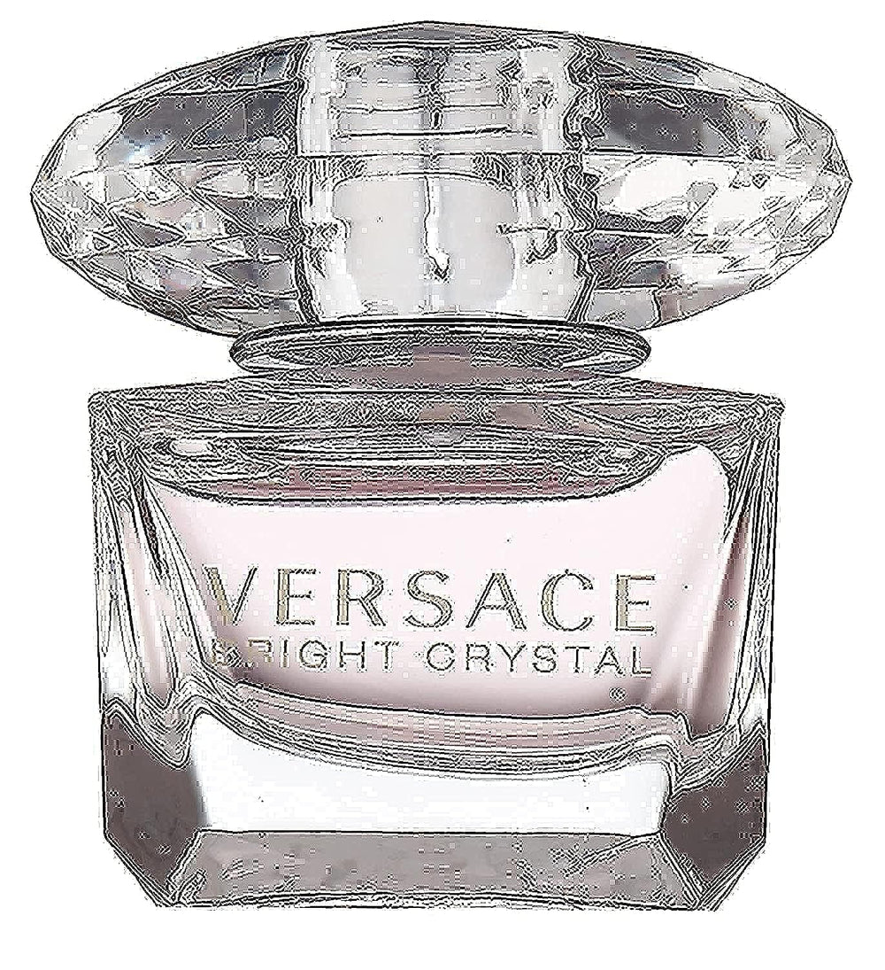 Versace Bright Crystal mini bottle pour for on-the-go touch-ups.