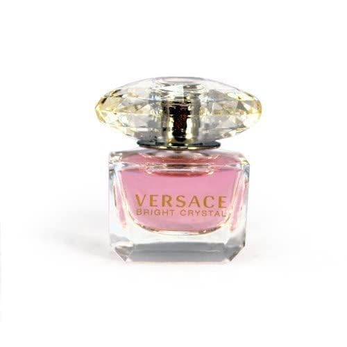 Versace Bright Crystal mini front view highlights pocket-friendly elegance.