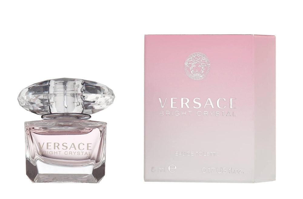Versace Bright Crystal mini spray for easy, portable fragrance application.
