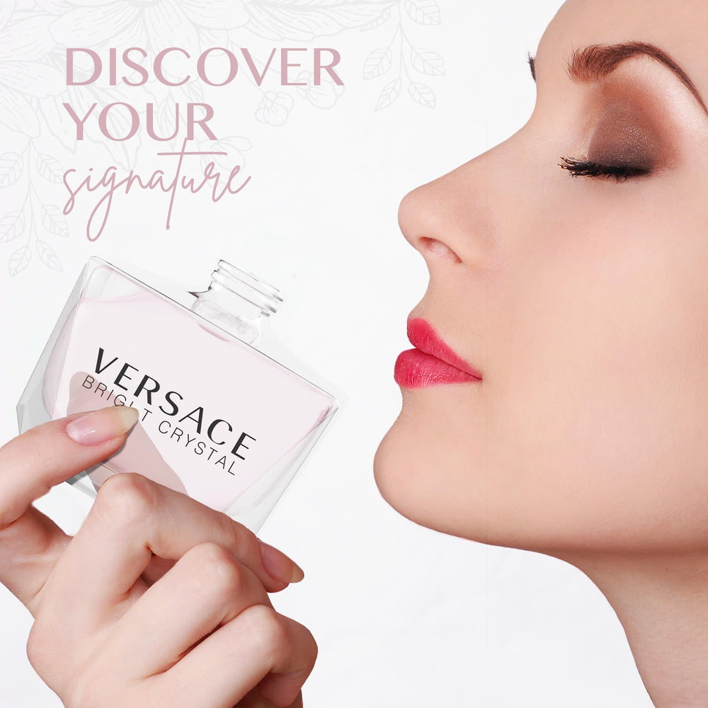Versace Crystal Noir mini bottle for evening sophistication and style.