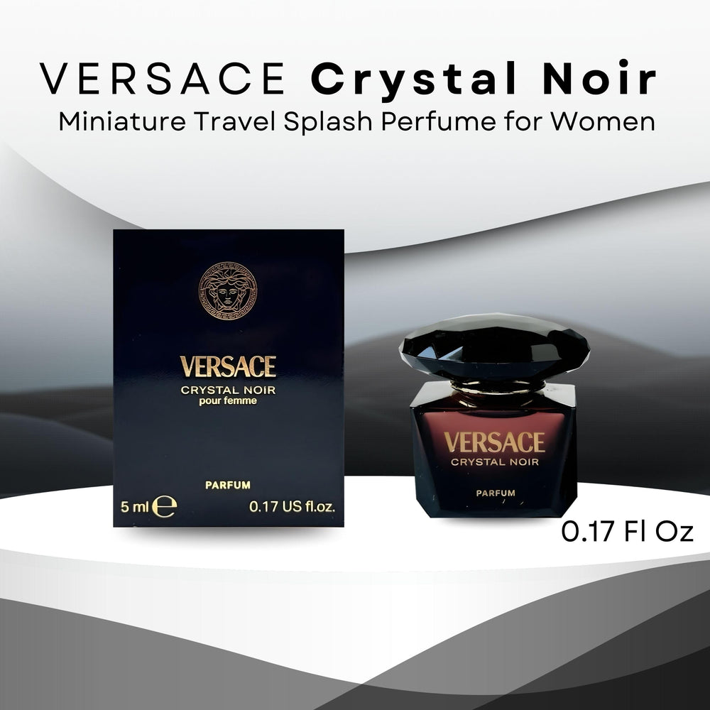 Versace Crystal Noir mini splash ideal for evening clutch moments