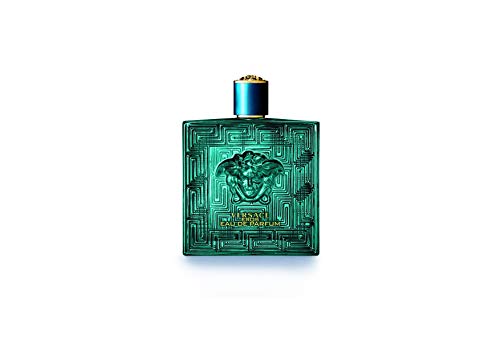 Versace Eros bottle side view with premium finish for daily wear