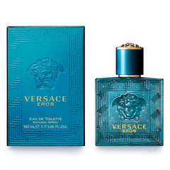 Versace Eros packaging and box, luxury presentation for gifting or display.