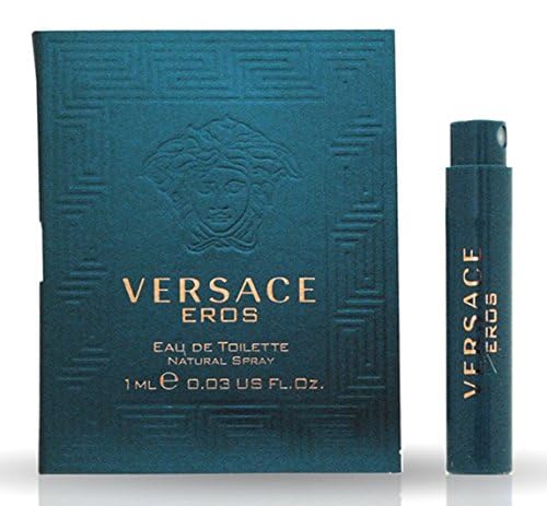 Versace Eros mini EDT vial perfect for travel touch-ups.