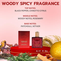 Versace Eros Flame mini EDP packaging box ideal for testers or gifting.
