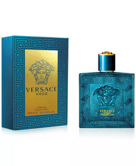 Versace Eros Parfum packaging box highlighting premium presentation