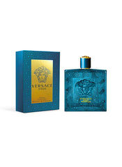 Versace Eros parfum spray close-up, long-lasting scent for evening wear.