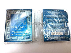 Versace Eros travel vial close-up showing cedar, vanilla and candied apple notes