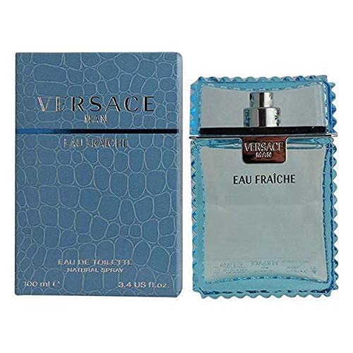Versace Man Eau Fraiche 3.4 oz bottle shown for everyday use.