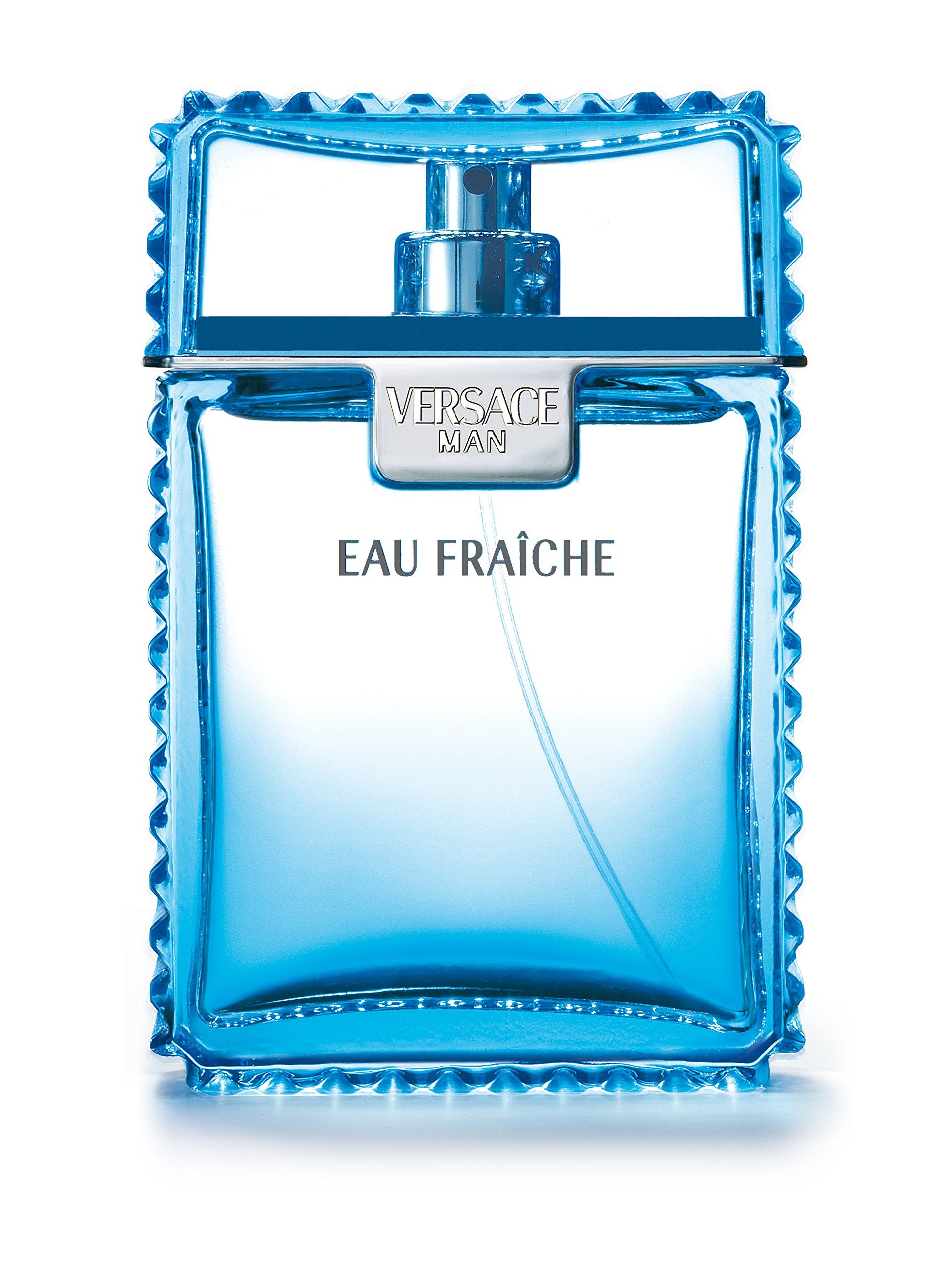 Versace Man Eau Fraiche bottle front view for daily freshness
