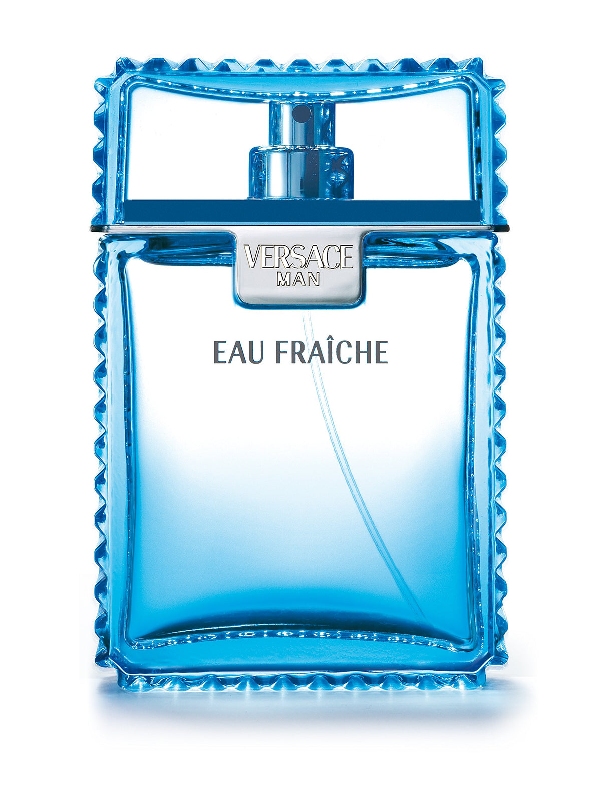 Versace Man Eau Fraiche bottle front view for daily freshness