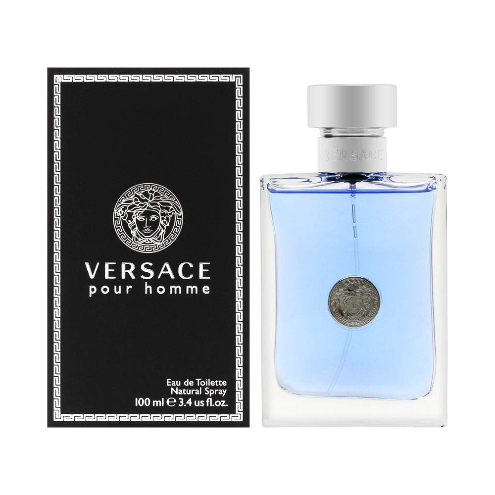 Versace Pour Homme bottle for everyday wear, a fresh, masculine fragrance.