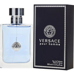 Versace Pour Homme packaging box, elegant presentation for gifting or self-purchase.