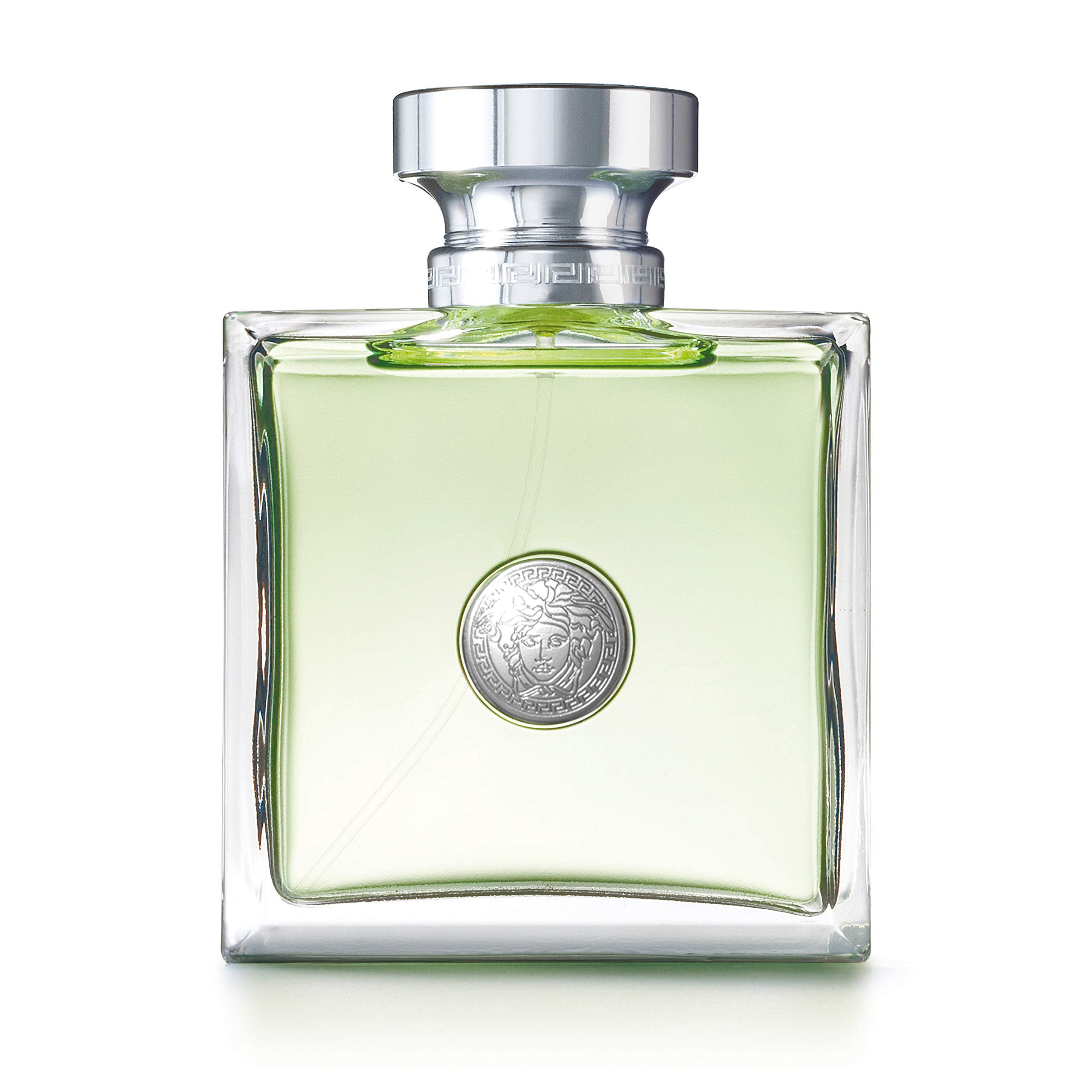 Versace Versense bottle with silver top, stylish for evening fragrance moments
