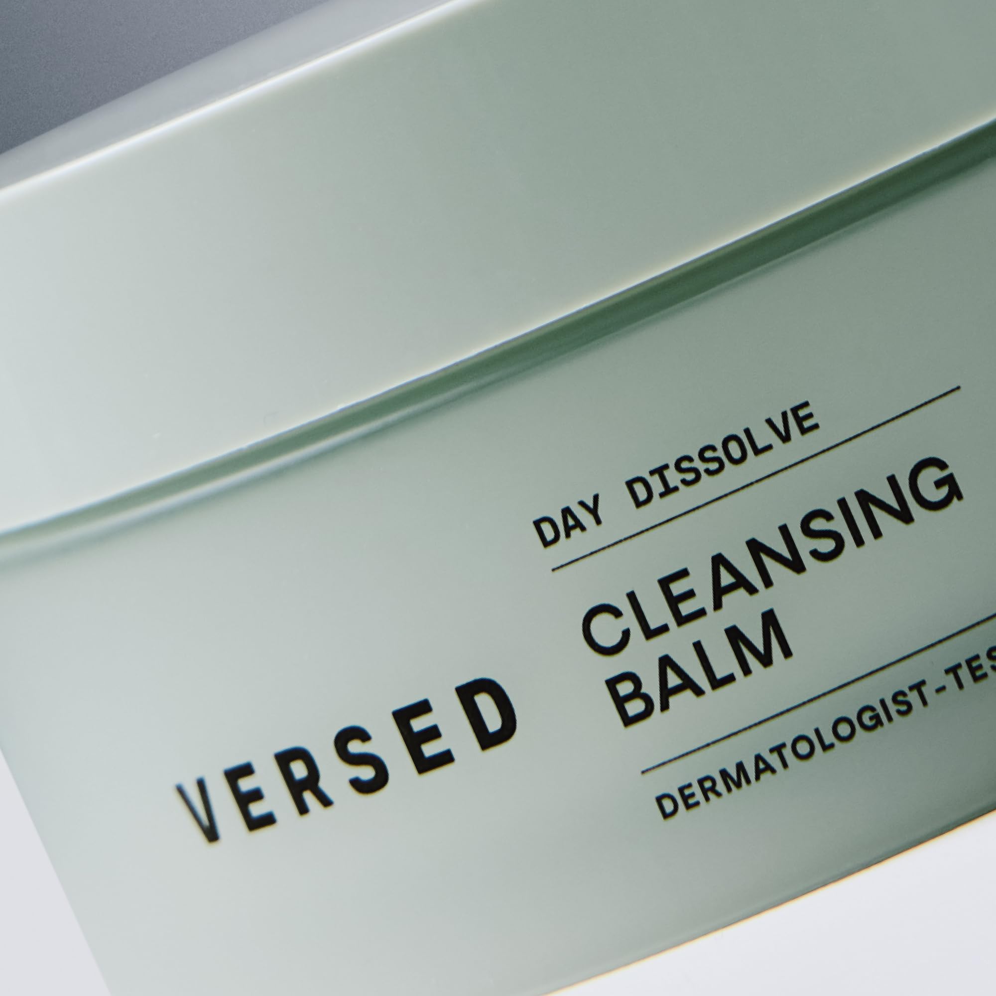Versed Day Dissolve massage demonstrates easy double-cleanse step.