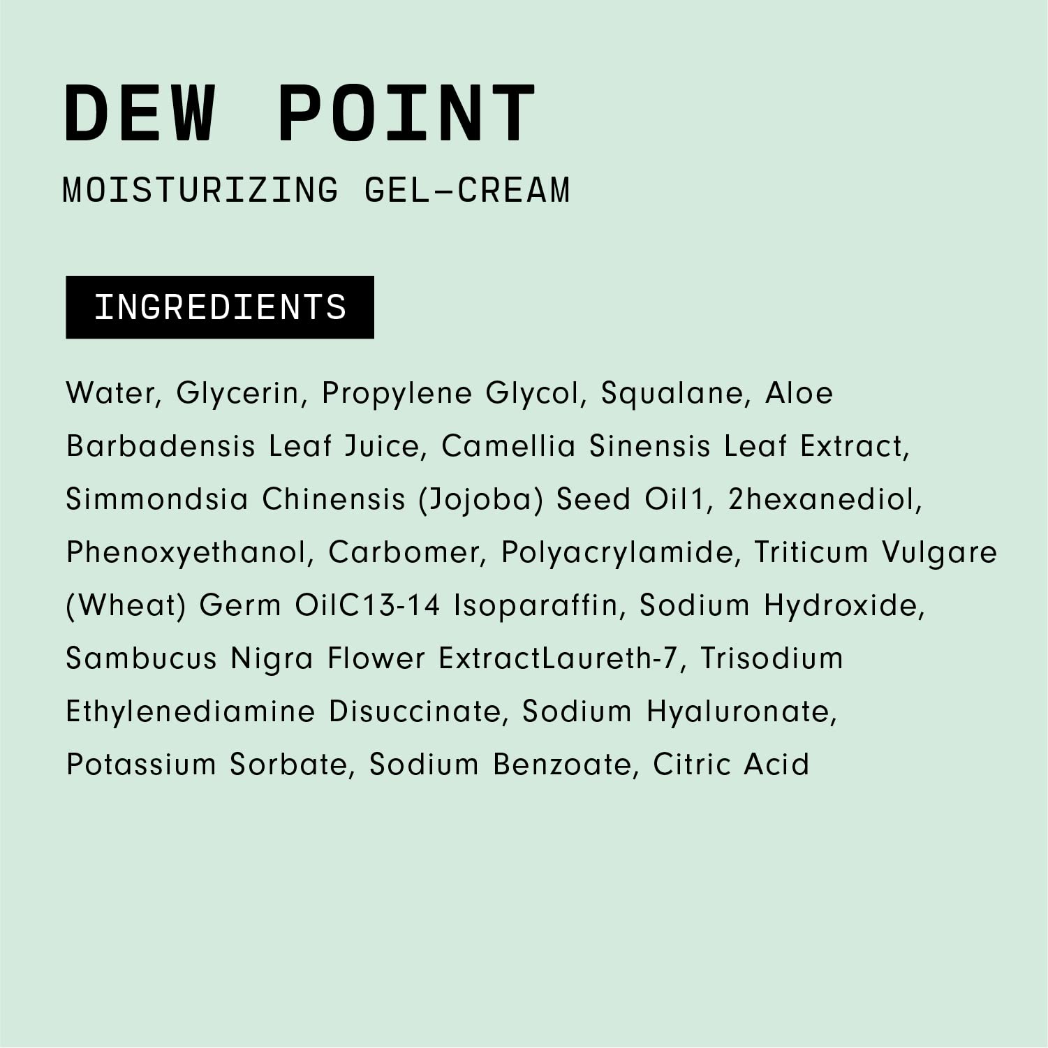 Versed Dew Point Gel, envase compacto ideal para viaje.