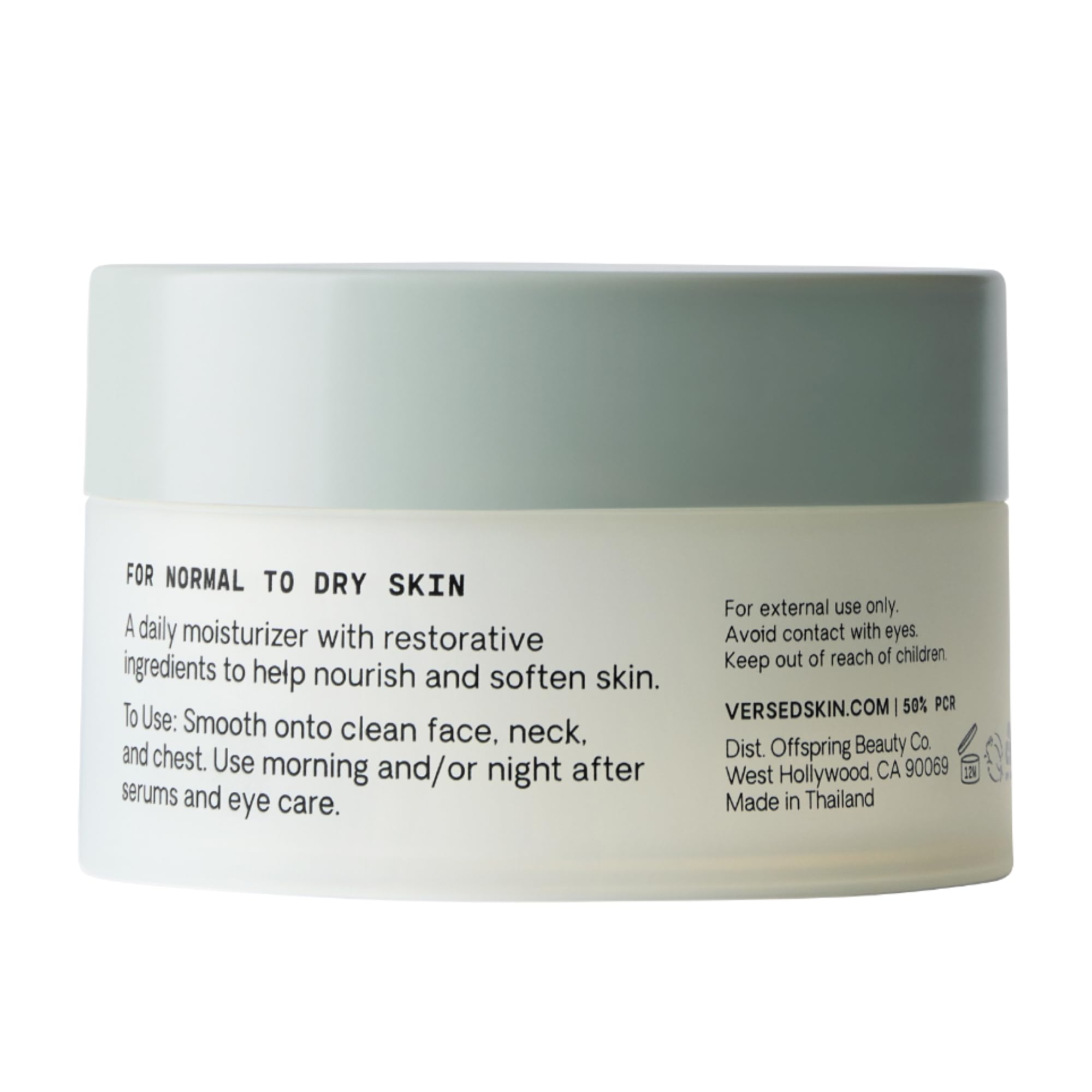Envase sostenible y libre de crueldad de Versed Skin Soak