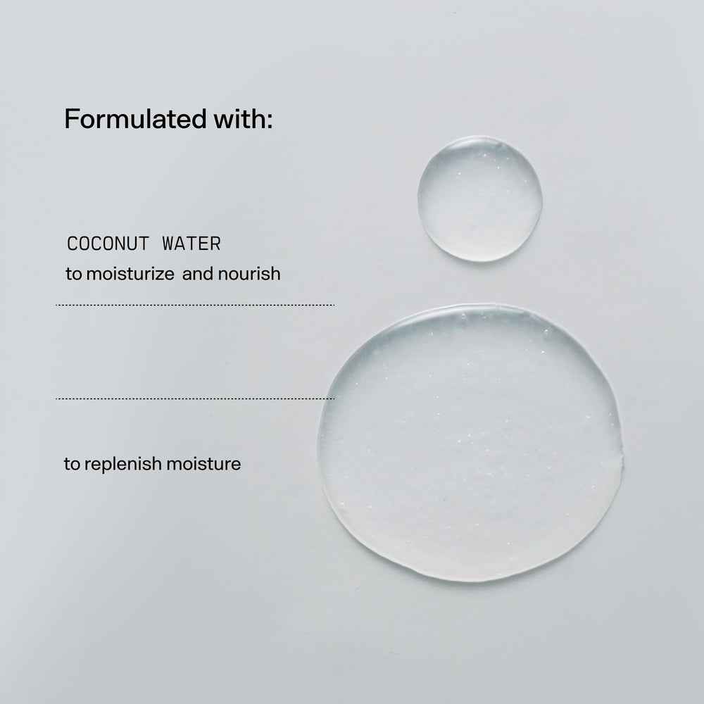 Versed Skin Soothe Tónico: ingredientes coco y algas para hidratación ligera.