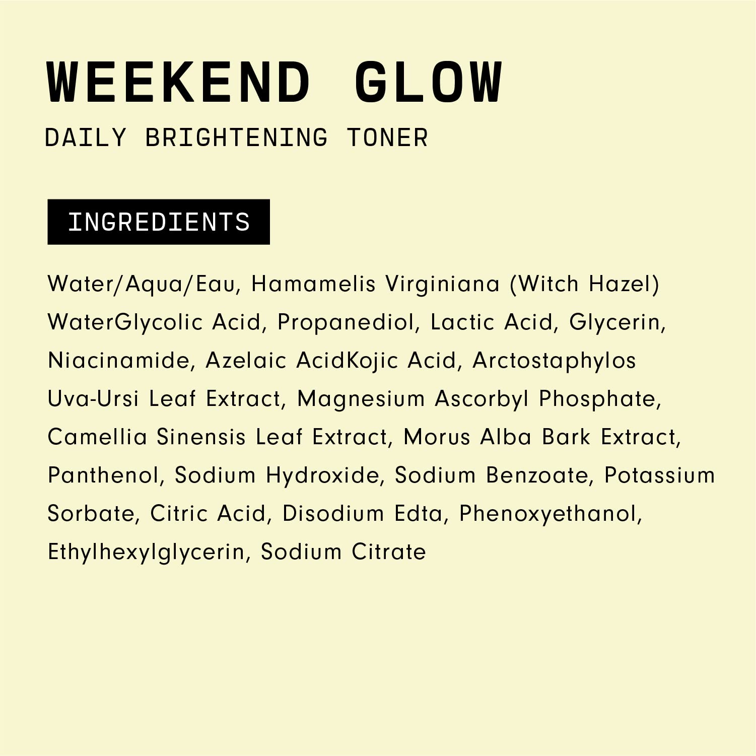 Versed Weekend Glow empaque sostenible que cuida el planeta