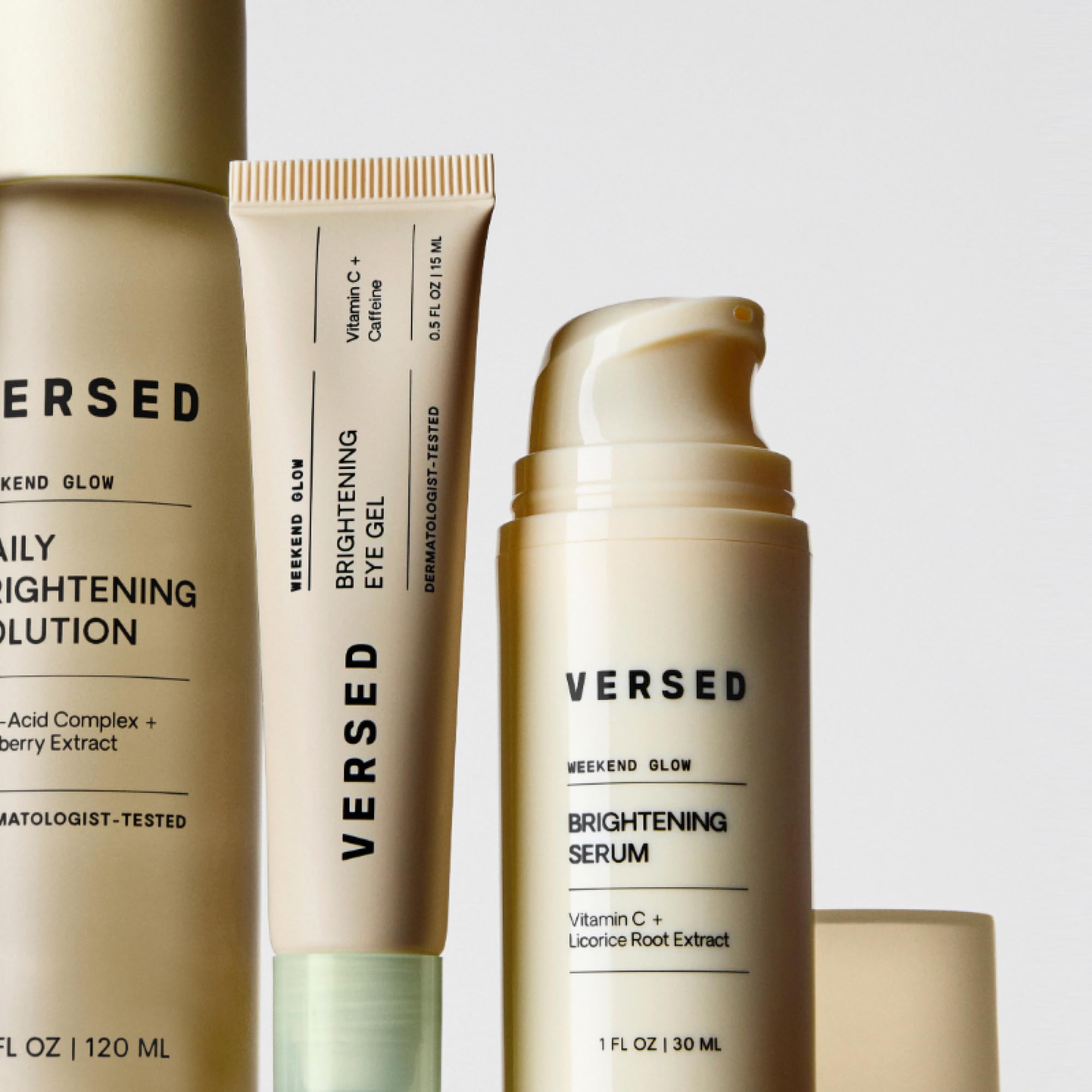 Versed Weekend Glow Eye Gel: acabado luminoso sin grasa para maquillaje diario.
