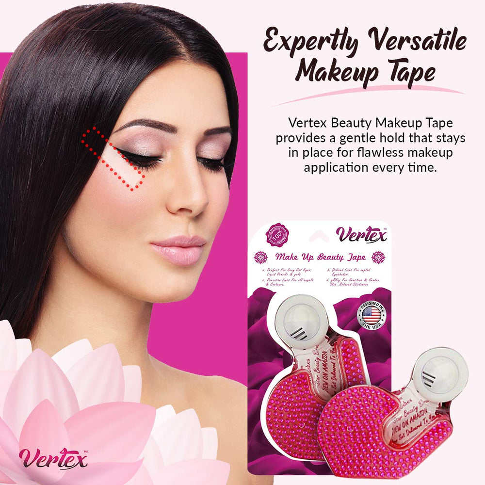 Vertex makeup tape shields for shadows guides clean, sharp eyeshadow lines.
