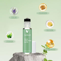 VERTISOOTH natural roller formula delivers a refreshing, calming sensation.