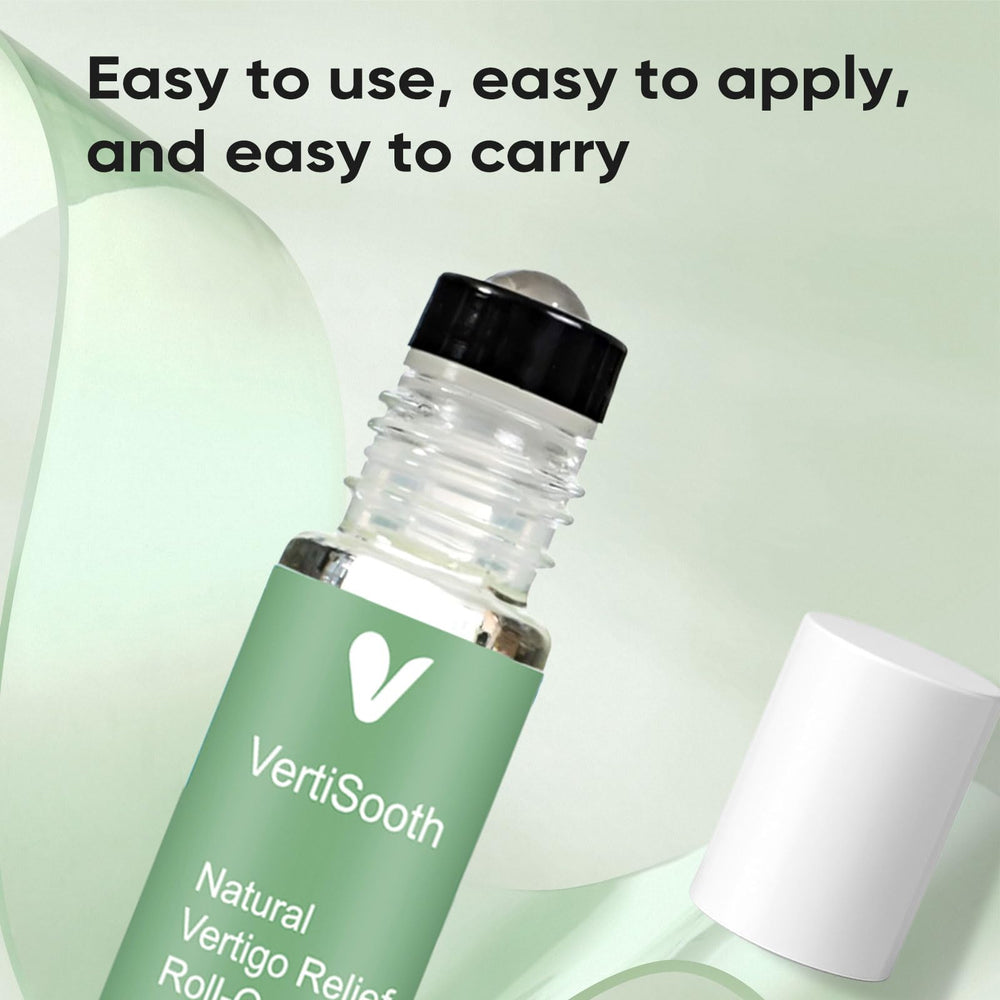VERTISOOTH roll-on design glides smoothly over temples and neck.