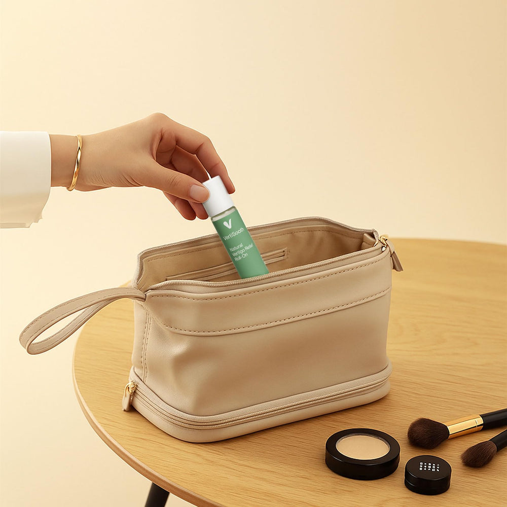 VERTISOOTH travel-friendly packaging supports on-the-go relief anywhere.